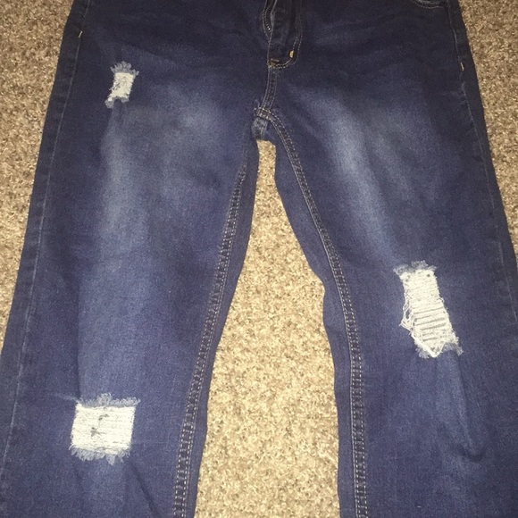 NWT What About Me Blue ripped skinny jeans - Picture 4 of 6